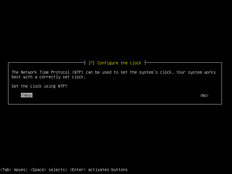 Debian 12 installation terminal screeshot