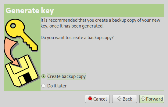GNU Privacy Assistant screen shot